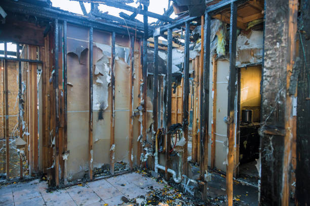 Professional Fire Damage Restoration technician working in Drexel Hill, PA